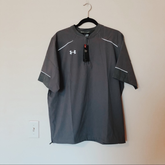 under armour baseball pullover short sleeve